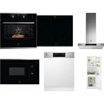 Set domácích spotřebičů ELECTROLUX KODEC75X2 + ELECTROLUX LIR60430 + ELECTROLUX LFT426X + ELECTROLUX LMS2203EMX + ELECTROLUX EEM48300IX - přebaleno + ELECTROLUX LND5FE18S