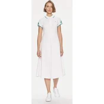 Dámské šaty Tommy Hilfiger Každodenní šaty WW0WW41269 Bílá Regular Fit S