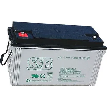 Trakční baterie SSB AGM olověná, 12V/120Ah, životnost 12 let SBL 120-12