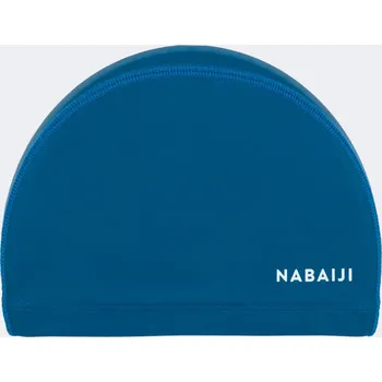 Plavecká čepice DECATHLON Plavecká látková čepice se zátěrem velikost M M 56-59cm MODRÁ