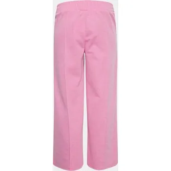 Dámské kalhoty ICHI Kalhoty z materiálu 20113287 Růžová Relaxed Fit S