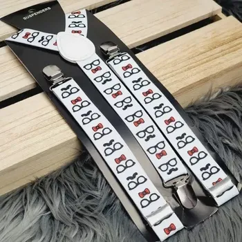 Kšandy Elastické kšandy s potiskem - brýle