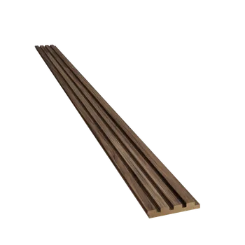 Obklad Lamele 3D Lamely MINI - OŘECH, 123 x 16 x 2750 mm