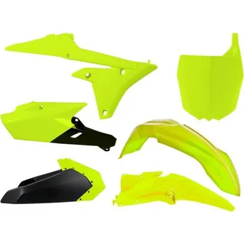 RACETECH kompletní plasty YAMAHA YZF 250 14-18 YZF 450 14-17, barva žlutá fluo černá (tabulka) (YA318E101)