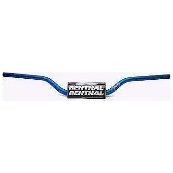 RENTHAL řídítka 1,1/8 CALA 28,6mm MX FATBAR BLUE RC SX/SXF 06-09, SUZUKI RM/RM-Z 06-13, barva modrá s protektorem YAMAHA YZ 85 rok 93-23