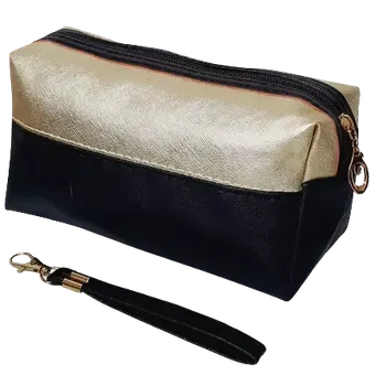 Kosmetická taška Kosmetická taštička - černozlatá