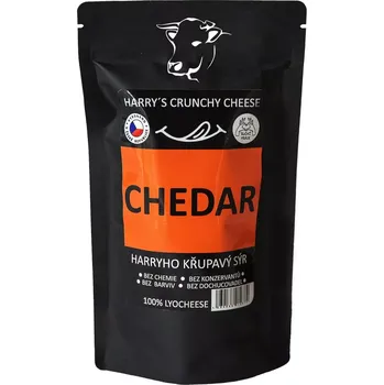Křupavý sýr CHEDDAR 50g (Sušený křupavý sýr Chedar 50g lyofilizovaný)