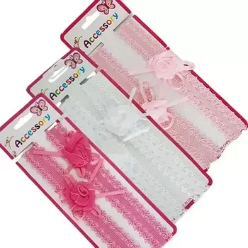 Čelenka Látková čelenka pro miminka - kytka