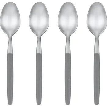 Příbor BLOMUS Lžičky mosazné sada 4 kusů tmavě šedé maxime