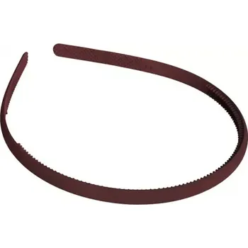 Čelenka Plastová matná čelenka rovná - hnědá