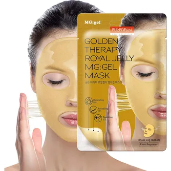 Pleťová maska Purederm Zlatá MG gel Hydrogelová liftingová maska