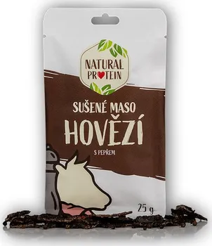 Sušené maso NaturalProtein Sušené maso hovězí s pepřem 25 g