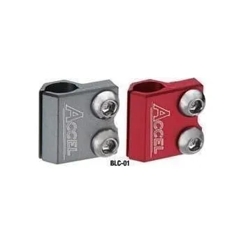 Brzdový komplet ACCEL úchycení brzdové hadice přední HONDA/YAMAHA barva červená