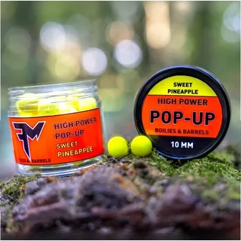 Boilies Feeder Mania High Power Pop Up Boilies Barrels 10 mm - Sweet Pineapple