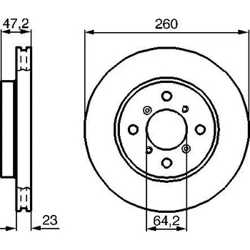 Brzdový kotouč Brzdový kotouč BOSCH 0 986 478 415