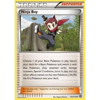 Volný čas Pokémon STS 103/114 Ninja Boy - Steam Siege Stav: Excellent, Verze: NORMAL