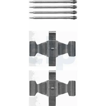 Autodíl Sada příslušenství, obložení kotoučové brzdy DELPHI LX0464