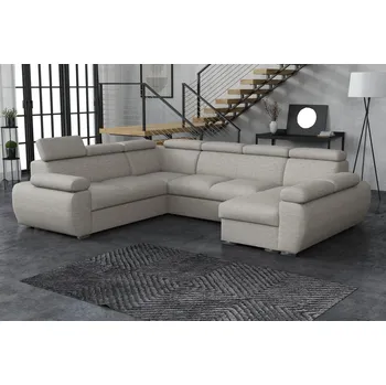 Sedací souprava Sedací souprava Bodie U pravá světle šedá