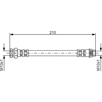 Brzdová hadice Brzdová hadice BOSCH 1 987 476 913