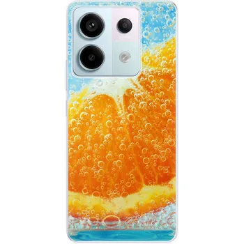Pouzdro na mobilní telefon Odolné silikonové pouzdro iSaprio - Orange Water - Xiaomi Redmi Note 13 Pro 5G / Poco X6 5G