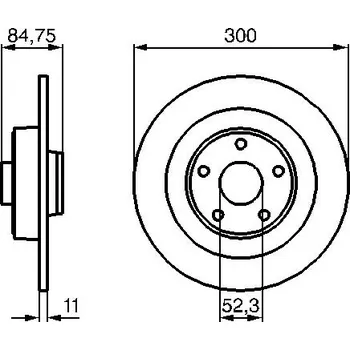 Brzdový kotouč Brzdový kotouč BOSCH 0 986 479 083