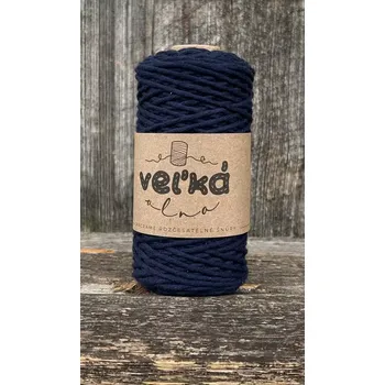 Příze Velká vlna Macrame 1,5mm Safír (Špagát na macrame Zafír)