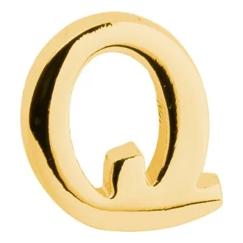 Brož Bubibubi Brož do klopy zlaté písmeno Q