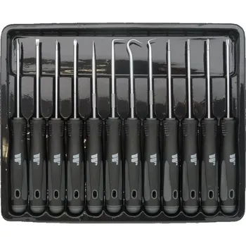 Páčidlo Welzh Werkzeug Sada malých přesných šroubováků a háčků, 12 dílů