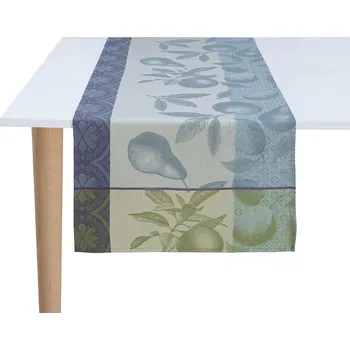 ubrus LE JACQUARD FRANÇAIS Le Jacquard Francais ARRIERE-PAYS Běhoun 50 x 150 cm Modrá