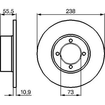 Brzdový kotouč Brzdový kotouč BOSCH 0 986 478 079