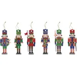 Easy Life Porcelánové ozdoby na stromeček Nutcracker 6 ks