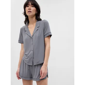 Dámské pyžamo GAP Pyžamový vrchní díl - Dámské GAP šedá 2646623