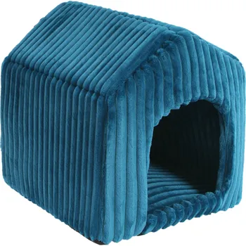 Pelíšek pro psa Pelíšek pro psy a kočky Bouda Stripe 42x40x40 cm modrá