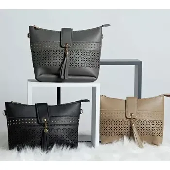 Kabelka Dámská crossbody kabelka s vyřezávaným efektem