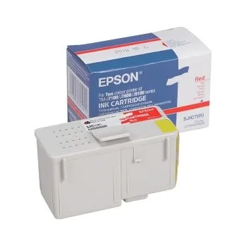 Počítač Epson ink cartridge - red, S020405, pro 2 barevnou inkoustovou tiskárnu Epson TM-J 7100/7600/9100
