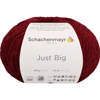 Příze Schachenmayr Just Big 32 Bordeaux (Objemová příze Just Big 32 Bordó)