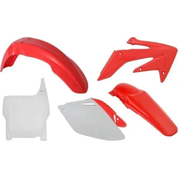 RACETECH kompletní plasty HONDA CRF 250R 06-07, barva OEM bílá červená (tabulka) (HO105E999)