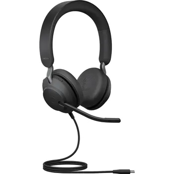 Sluchátka Jabra Evolve2 40 SE/Stereo/USB-C/Drát/Černá 24189-989-889