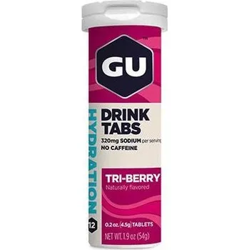 Nápoj pro sportovce GU Hydration Drink Tabs tri-berry