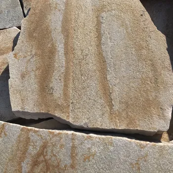 Venkovní dlažba Nepravidelná dlažba - Křemenec žlutý 1 m²