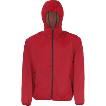 Pánská casual bunda SOĽS Shore Pánská větrovka SL01169 Red XXL