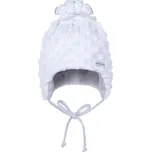 ESITO Dětská zimní čepice Minky Teddy - bílá / Vel. 40