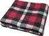 deka Fleecová deka 150 x 200 cm černé/červené kostky