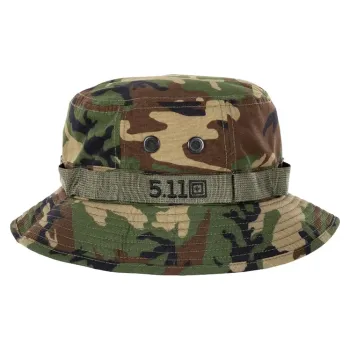 Pokrývka hlavy Klobouk Boonie Hat, 5.11, woodland cam, L/XL