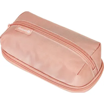 Penál Pelikan Pouzdro Quattro Twill růžová