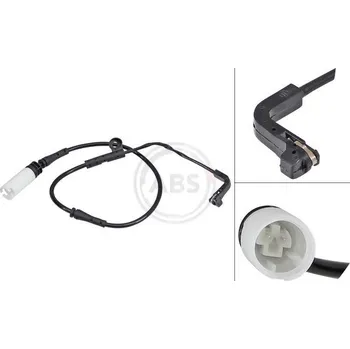 Brzdová destička Výstražný kontakt, opotřebení obložení A.B.S. 39602