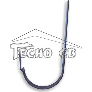 Žlabový hák 330/610 pozinkovaný barvený / lakovaný