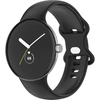 VSECHNONAMOBIL 61532 BUTTERFLY Silikonový řemínek pro Google Pixel Watch / Pixel Watch 2 černý