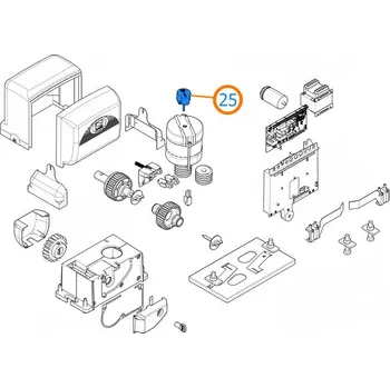 Pohon brány Came 88001-0121 sestava optické čtečky, enkodér