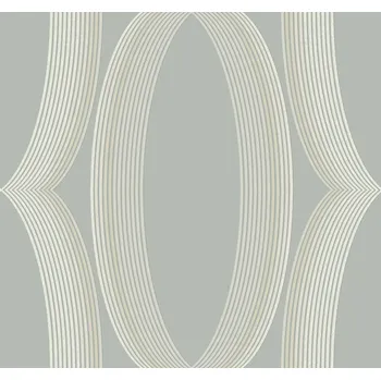 Tapeta York Šedo-modrá vliesová tapeta na zeď, geometrický vzor, EV3985, Candice Olson Casual Elegance, York, velikost 0,685 x 8,2 m